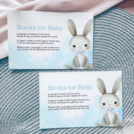 Blåbunny Bokar för Baby-höljeskort Tilläggskort