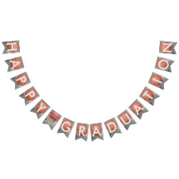 Blåbuntningsbanderoll för Lycklig Studenten Vimplar