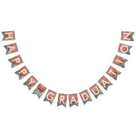 Blåbuntningsbanderoll för Lycklig Studenten Vimplar