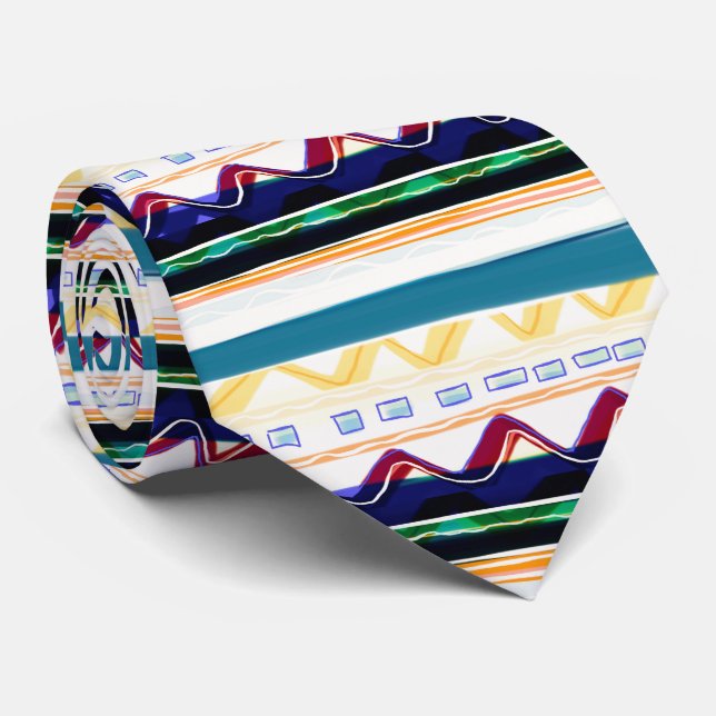 Blåburgare och gult slips (Rullad)