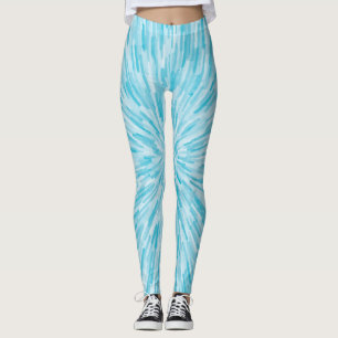 Blåcentrets sprängfjädrar leggings