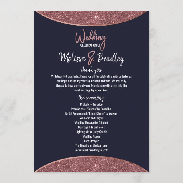 Blåcirkulärprogram för ro i Glitter under Guld Program (Framsida)