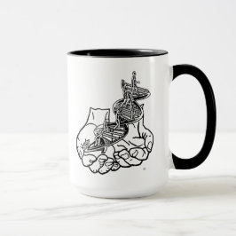 Black 15 oz Ringer Mugg
