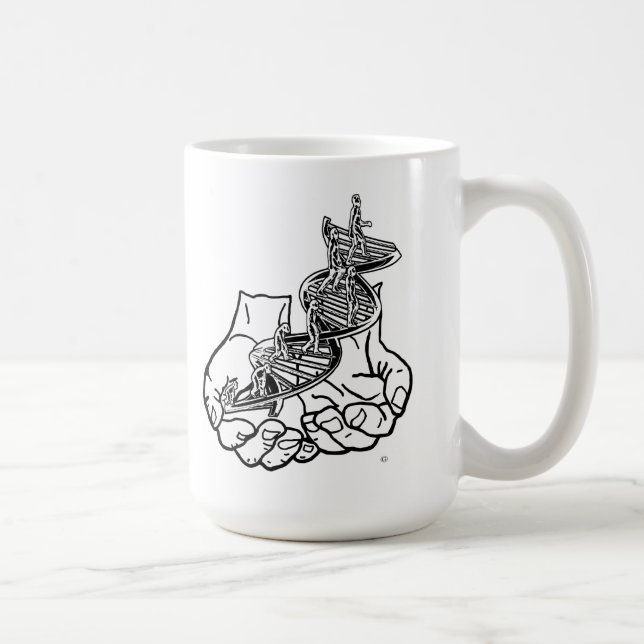 Black 15 oz Ringer Mugg (Höger)