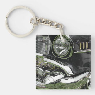 Black 1957 Chevy Vintage bil, Ditt foto eller kons