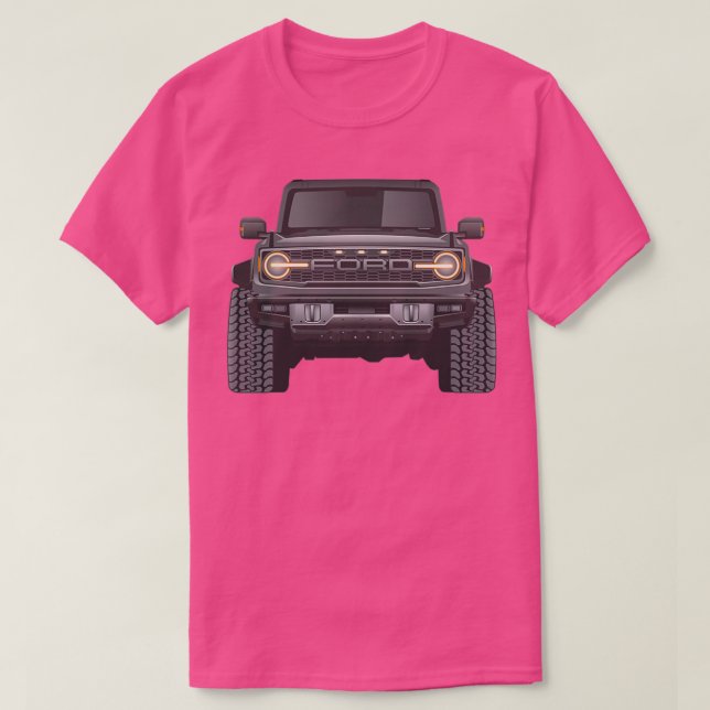 BLACK 2022 BRONCO RAPTOR T SHIRT (Design framsida)