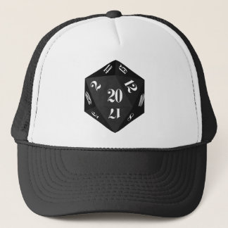 Black-20-Sided-Dice Keps