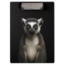 Black 4 Luxe Clipboard, Gentle Lemur