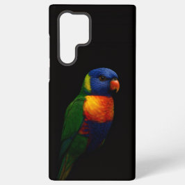 Black 4 Luxe Galaxy S22 Ultra, Lorikeet Parrot