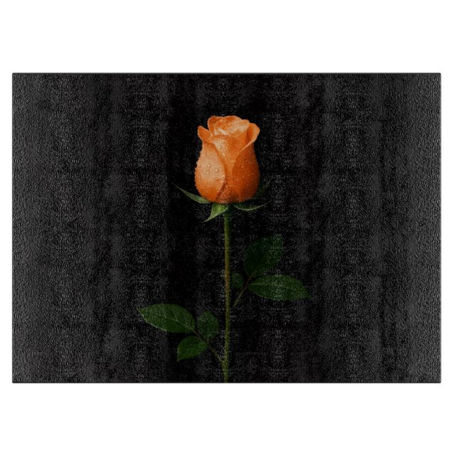 Black 4 Luxe Glass board Sunset Orange Rose (Framsidan)