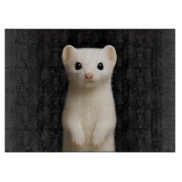 Black 4 Luxe Glass cutting board Stylish Ermine