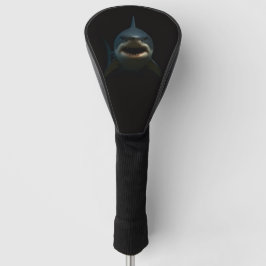 Black 4 Luxe Golf Driver Cover, Great White Shark