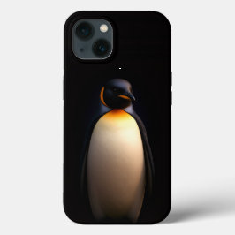 Black 4 Luxe iPhone 13 Fodral, Emperor Penguin