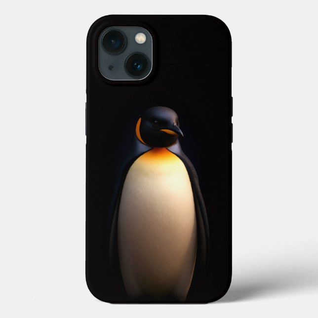 Black 4 Luxe iPhone 13 Fodral, Emperor Penguin (Baksida)