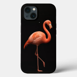 Black 4 Luxe iPhone 13 Fodral, Rosa Flamingo