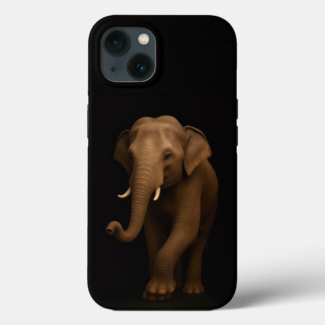 Black 4 Luxe iPhone 13, Indian Elephant (Baksida)