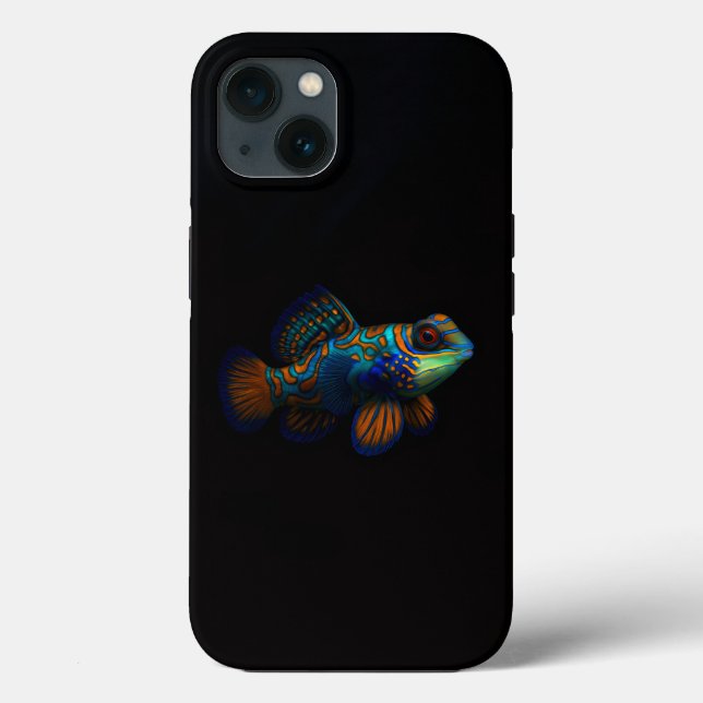 Black 4 Luxe iPhone 13, Mandarin Dragonet Fish (Baksida)