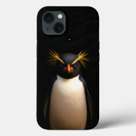 Black 4 Luxe iPhone 13, Rockhooper Penguin