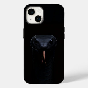 Black 4 Luxe iPhone 14 Fodral-Mate, Black Mamba