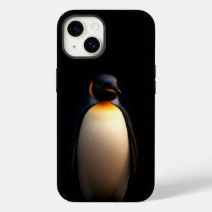 Black 4 Luxe iPhone 14 Fodral-Mate, Emperor Pengui