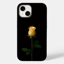 Black 4 Luxe iPhone 14 Mate, Sunlit Yellow Rose
