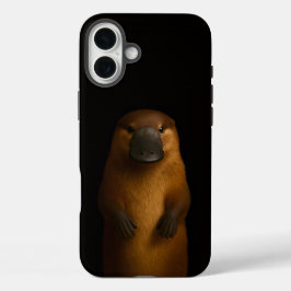 Black 4 Luxe iPhone 16 Plus, Elegant Platypus