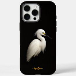 Black 4 Luxe iPhone 16 Pro Max, Snowy Egret