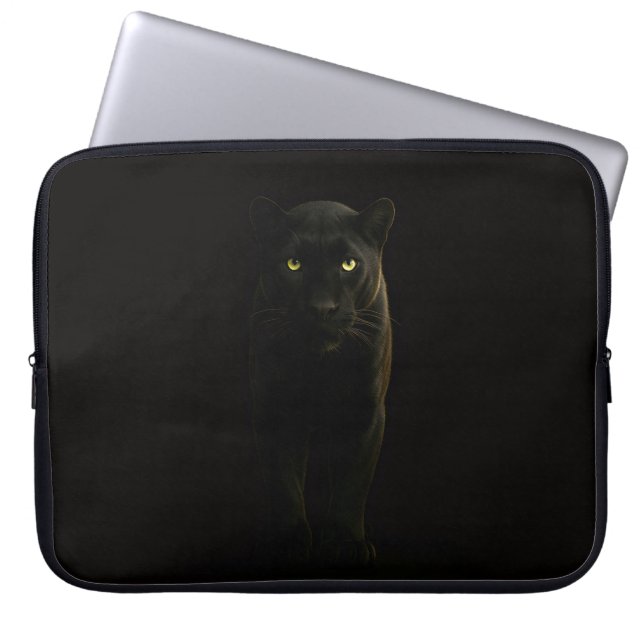 Black 4 Luxe Laptop Sleeve, Black Panther Laptop Fodral (Framsidan)