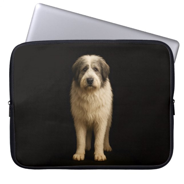 Black 4 Luxe Laptop Sleeve, Mioritic Shepherd Laptop Fodral (Framsidan)