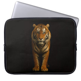 Black 4 Luxe Laptop Sleeve, Noble Tiger Fodral