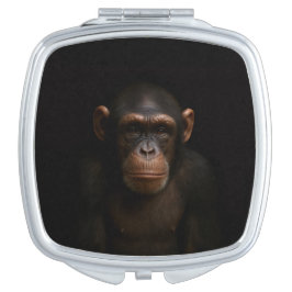 Black 4 Luxe mirror, Serene Chimpanzee Fick Spegel