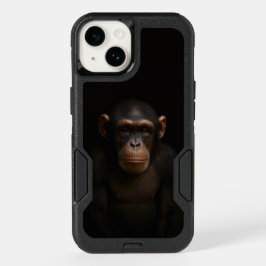 Black 4 Luxe Otterbox iPhone 14, Serene Chimpanzee