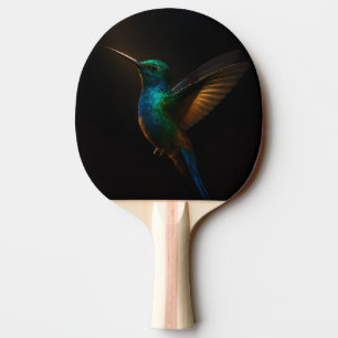 Black 4 Luxe ping pong-paddel, flugor Hummingbird Pingisracket