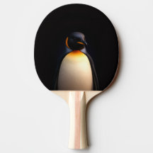 Black 4 Luxe ping pong paddle, Emperor Penguin