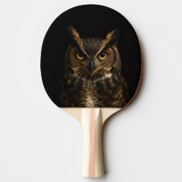 Black 4 Luxe ping pong paddle, Golden Öga Uggla Pingisracket