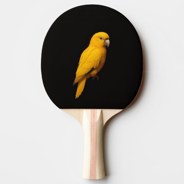 Black 4 Luxe ping pong paddle, Golden Parakeet Pingisracket (Baksidan)