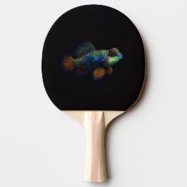 Black 4 Luxe ping pong paddle, Mandarin Dragonet Pingisracket