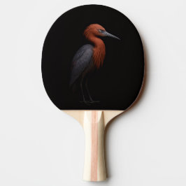 Black 4 Luxe ping pong paddle, Reddish Egret Pingisracket