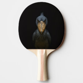 Black 4 Luxe ping pong paddle, Shoebill Bird Pingisracket
