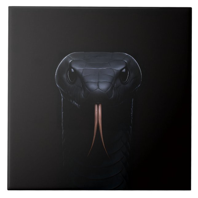 Black 4 Luxe Tile med Black Mamba Elegance Kakelplatta (Framsidan)
