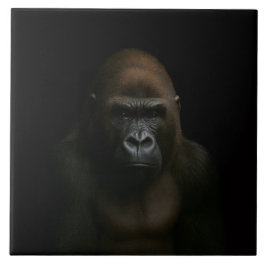 Black 4 Luxe Tile with Gorilla Kakelplatta