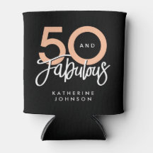 Black 50 och Fabulous Modern 50:e födelsedagen