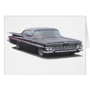 Black 59 Chevy Impala OBS Kort