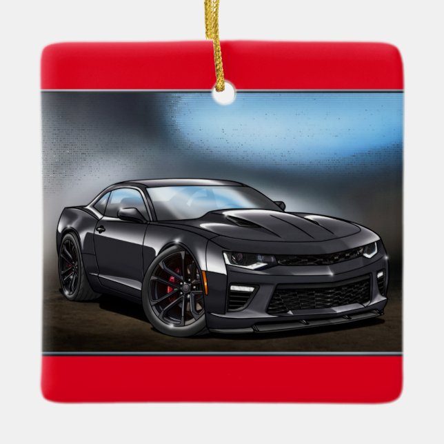 Black_6th_Gen Julgransprydnad Keramik (Framsida)