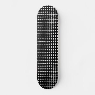 Black abstrakt mönster mini skateboard bräda 18,5 cm