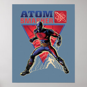 Black Adam Atom Smasher-grafik Poster