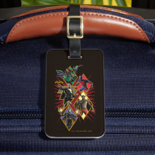 Black Adam Character Diamond Burst Graphic Bagagebricka