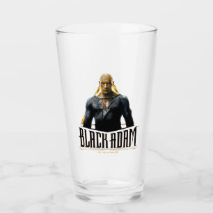 Black Adam Character och Namn Graphic Glaskopp