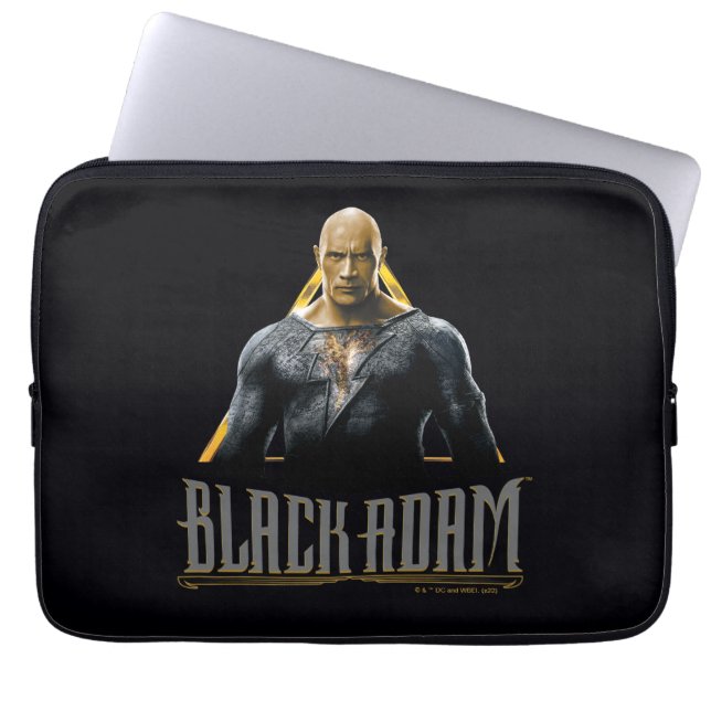 Black Adam Character och Namn Graphic Laptop Fodral (Framsidan)
