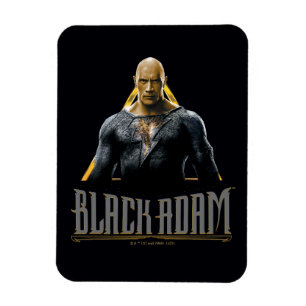 Black Adam Character och Namn Graphic Magnet